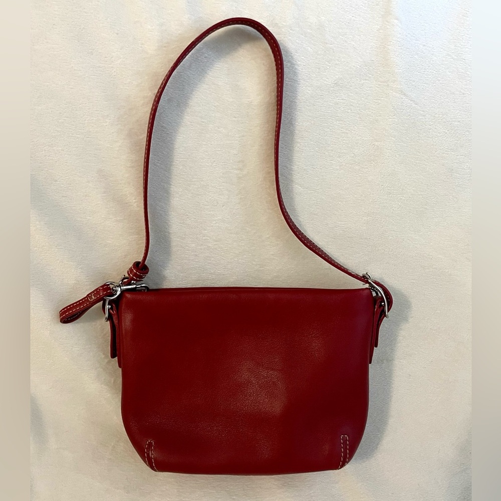 Coach Legacy Mini Bag in Red Leather